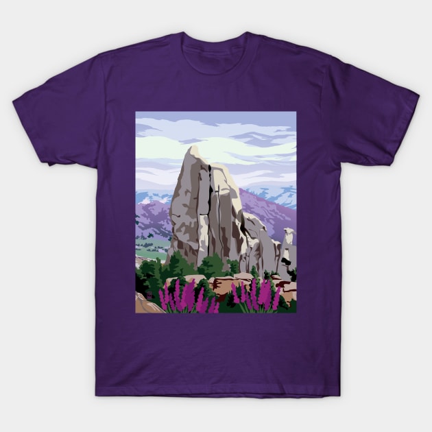 City of Rocks Idaho T-Shirt by Sue Cervenka